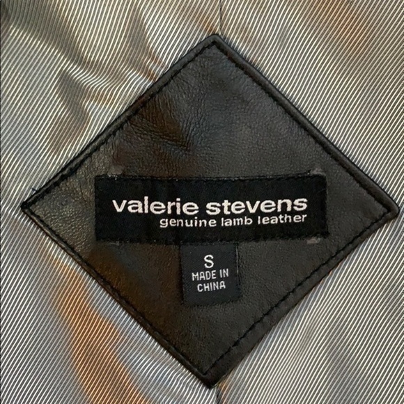 valerie stevens | Black Leather Jacket - Picture 3 of 5